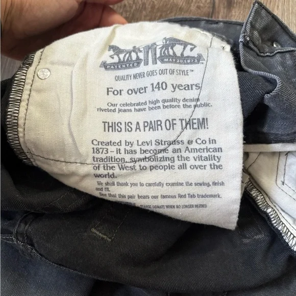 Levi’s 511 Slim Fit Jeans Men’s 30x32 Washed Black - Picture 3 of 11